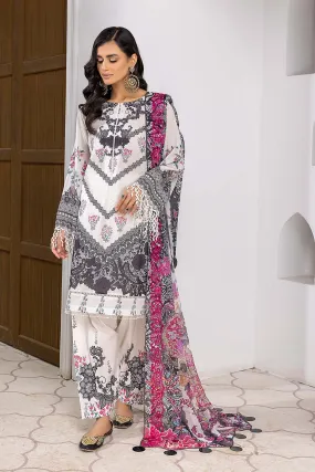 3-Pc Charizma Lawn Printed Suit with Embroidered Dupatta PEC22-59-S