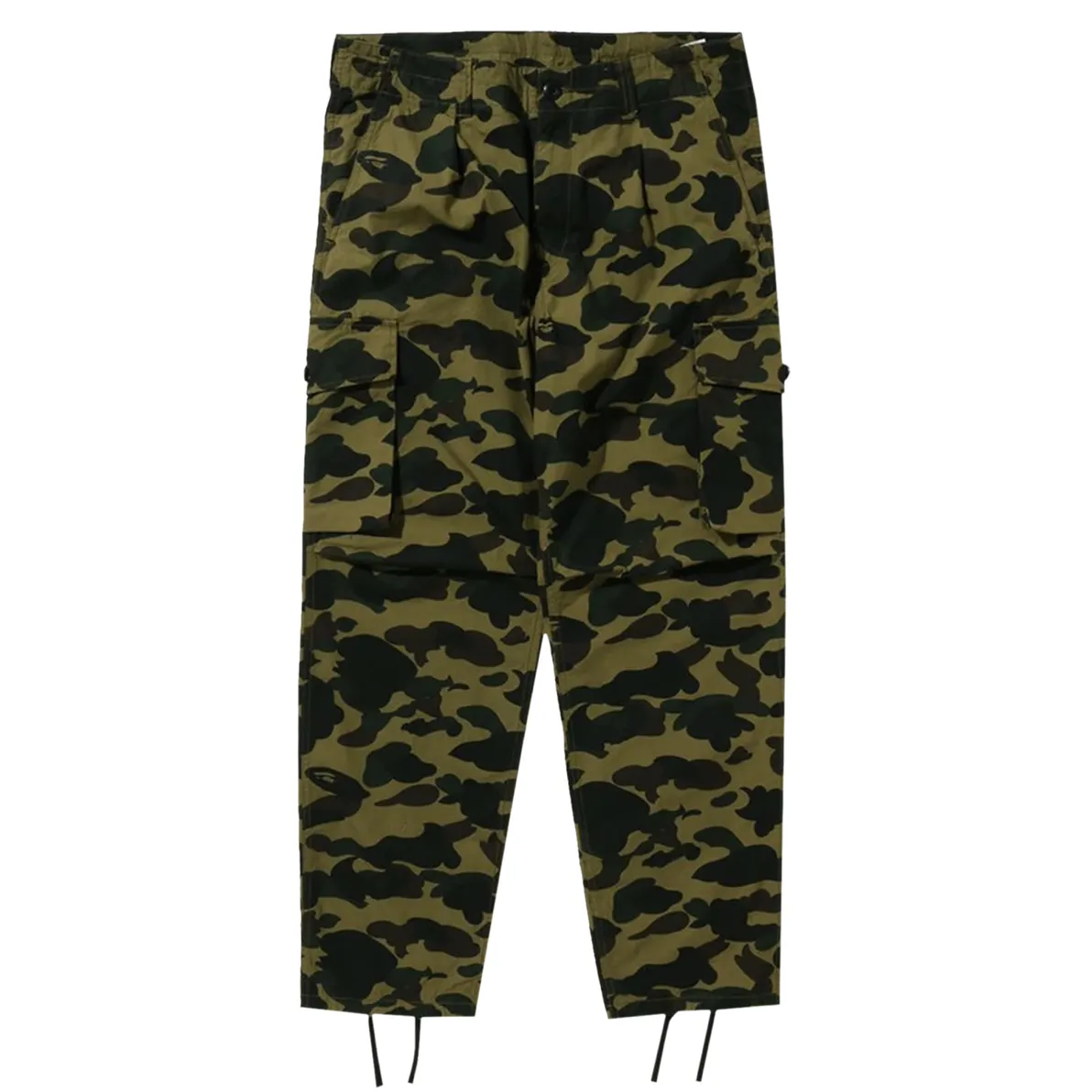 A BATHING APE 1ST CAMO 6 POCKET PANTS - GREEN