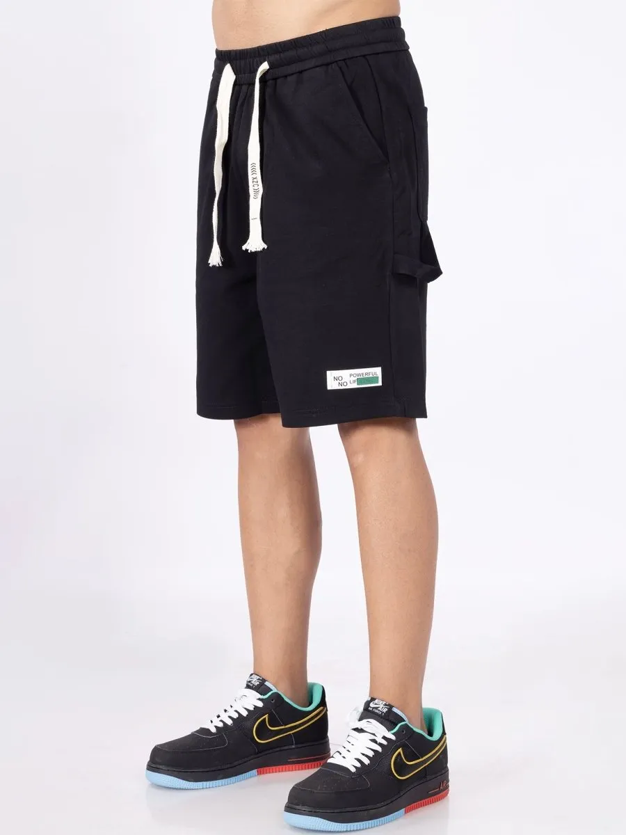 Adventure Knitted Black Shorts Men