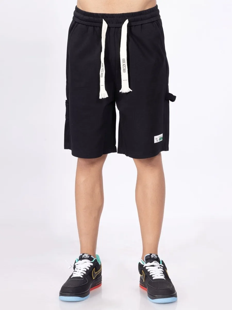 Adventure Knitted Black Shorts Men