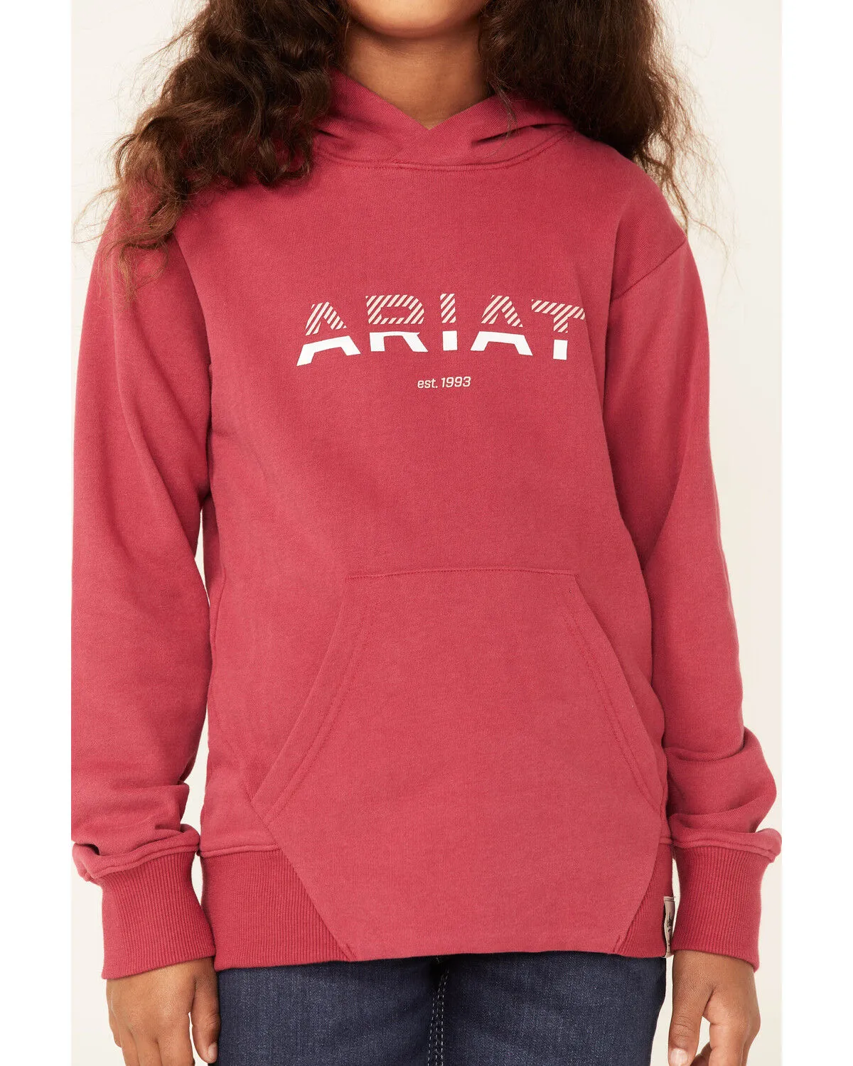 Ariat Girls' 3D Logo Graphic Terry Hoodie