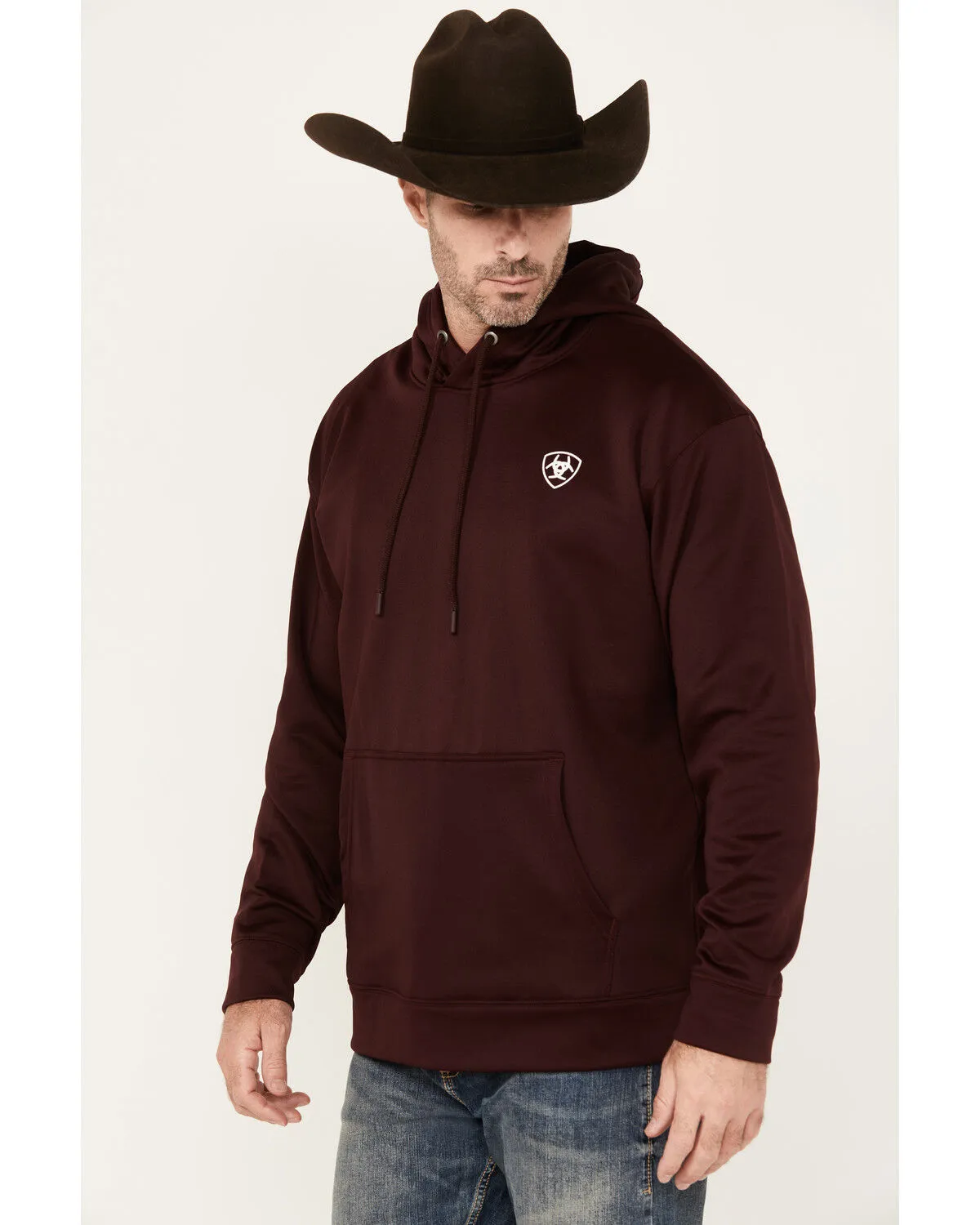 Ariat Men's Logo Tek Fleece Hoodie