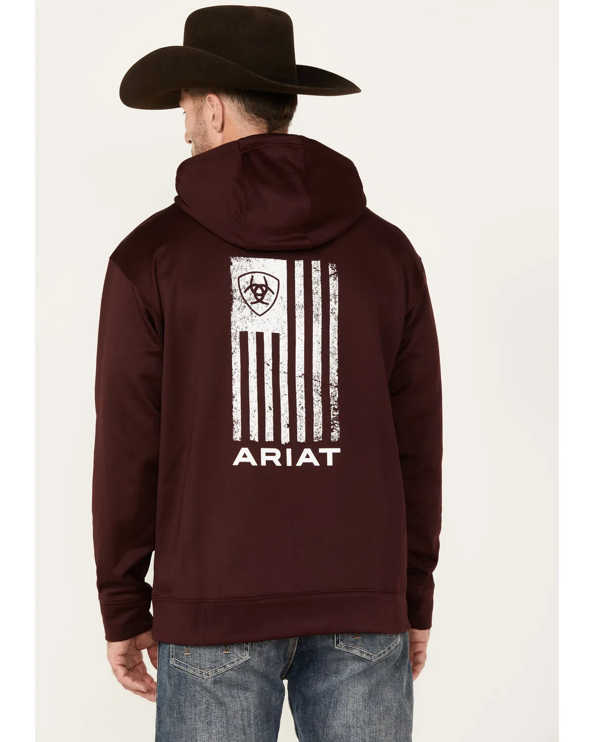 Ariat Men's Logo Tek Fleece Hoodie