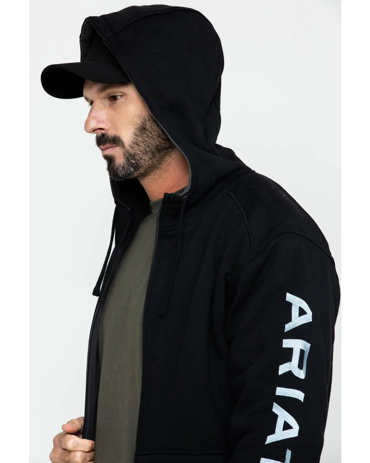 Ariat Men's Rebar All-Weather Full Zip Work Hoodie