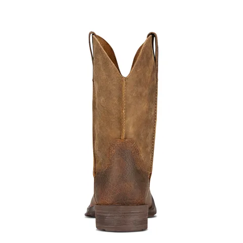 Ariat Mens 11 Rambler Earth Brown Square Toe Western Boot