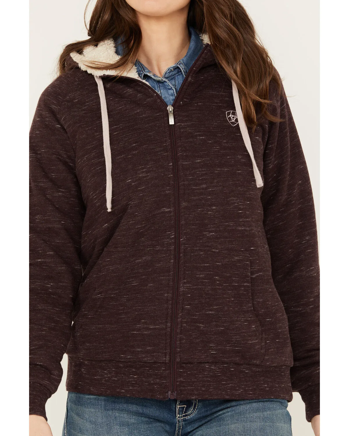 Ariat Women's R.E.A.L Sherpa-Lined Full Zip Hoodie