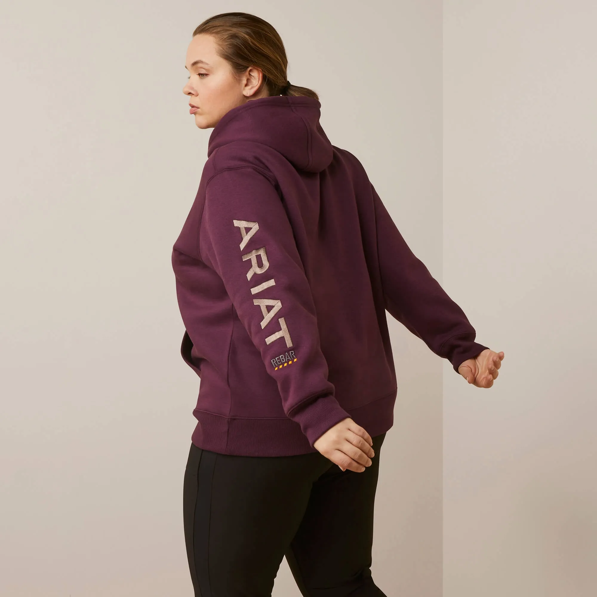 Ariat Women’s Rebar Graphic Hoodie- Potent Purple/Peppercorn