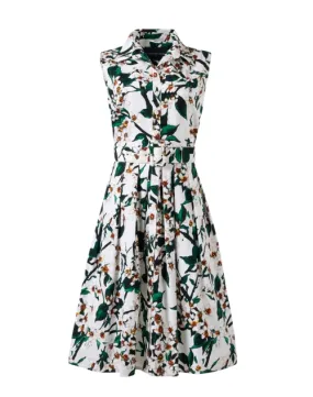 Audrey Magnolia Print Dress