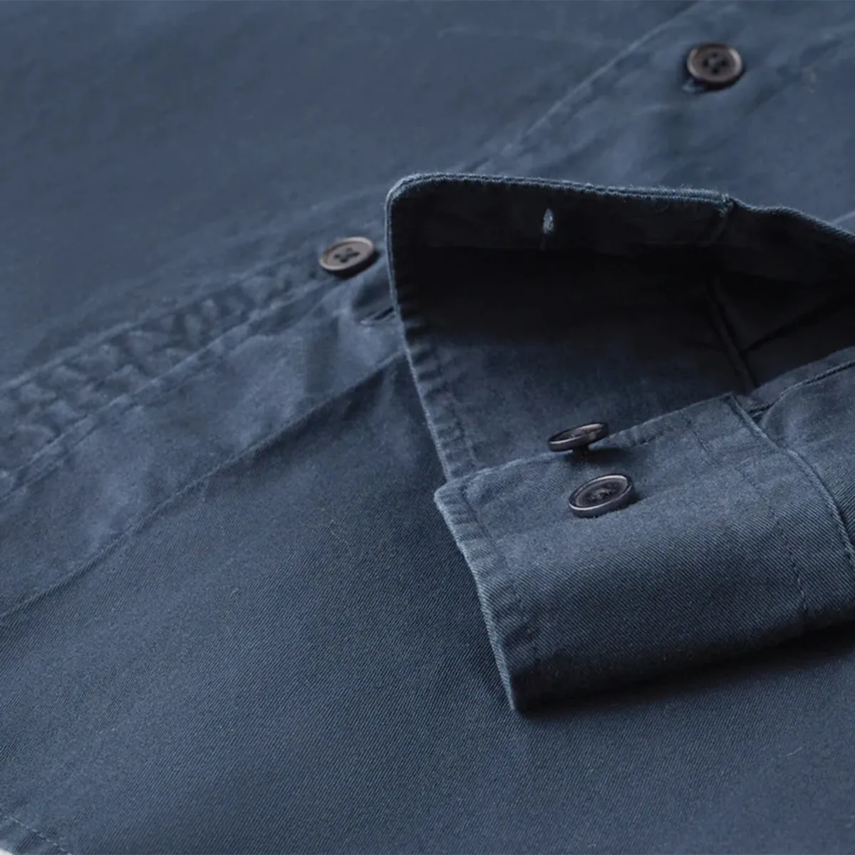 Belstaff - Scale Garment Dyed Shirt in Dark Ink