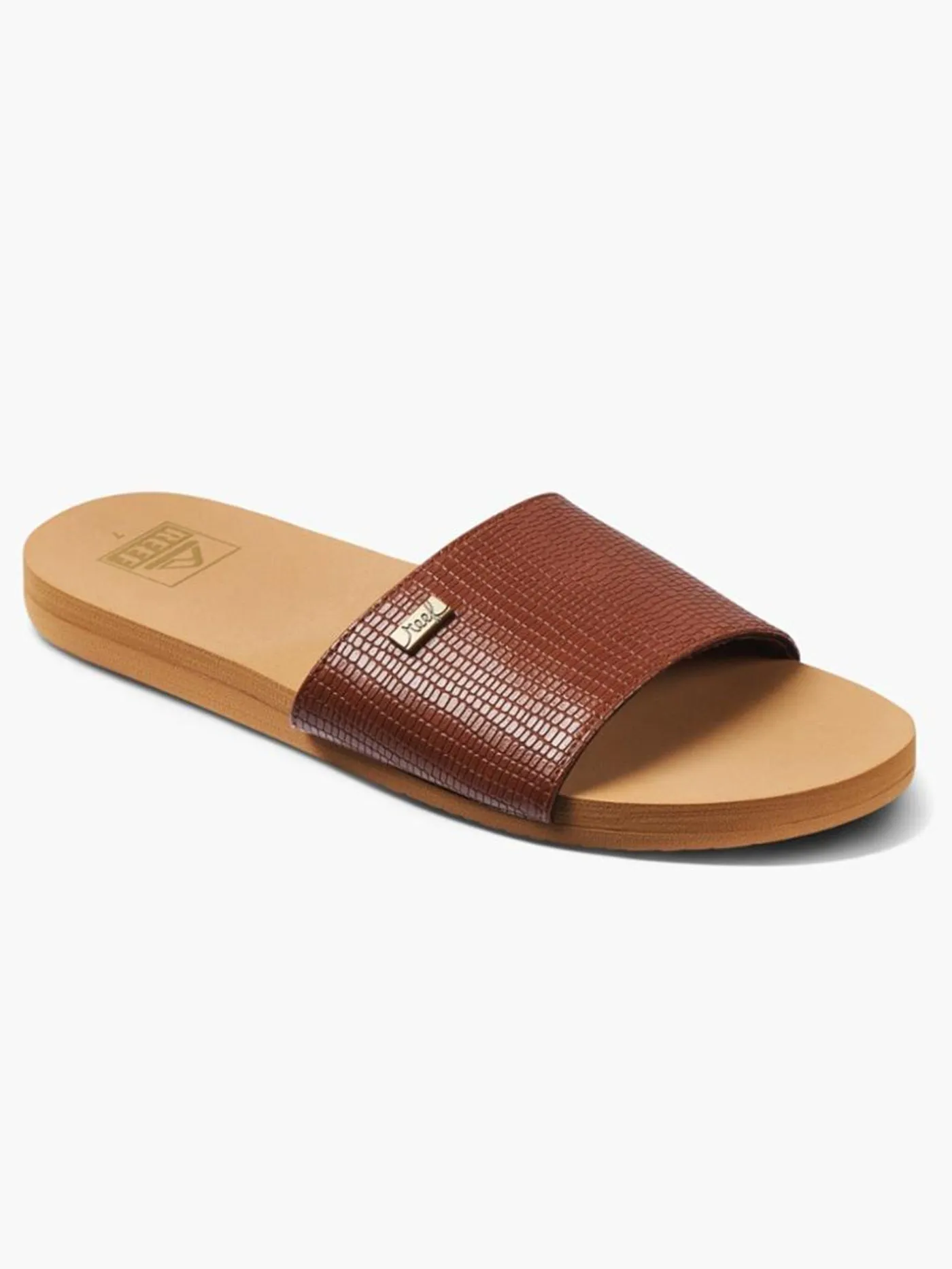 Bliss Nights Slide Brunette Sandals