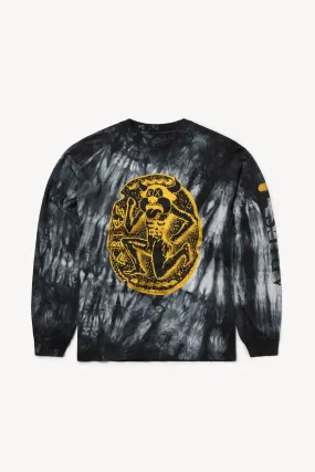 Bull Coin Tie Dye LS Tee