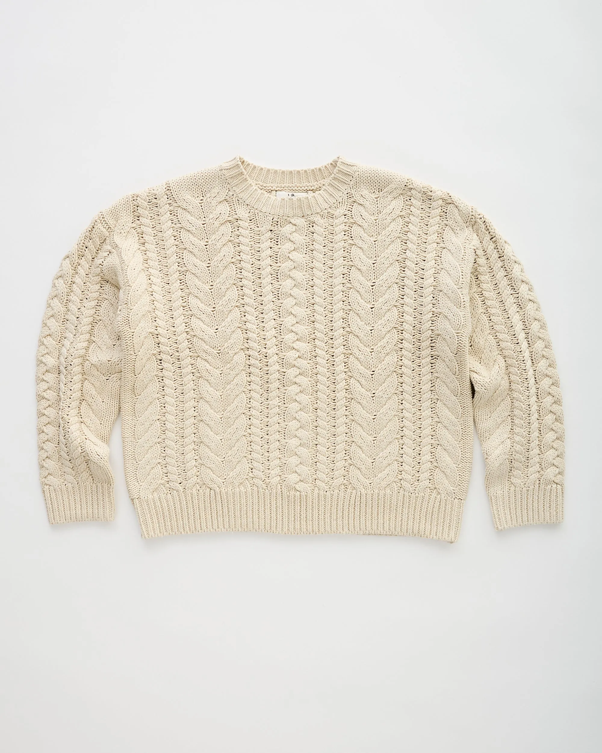 Cable Sweater Oatmeal