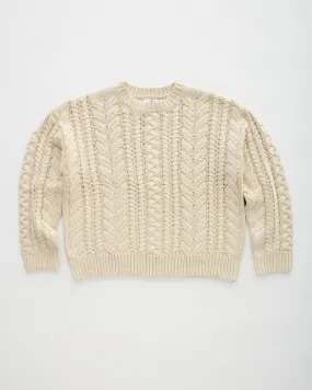 Cable Sweater Oatmeal