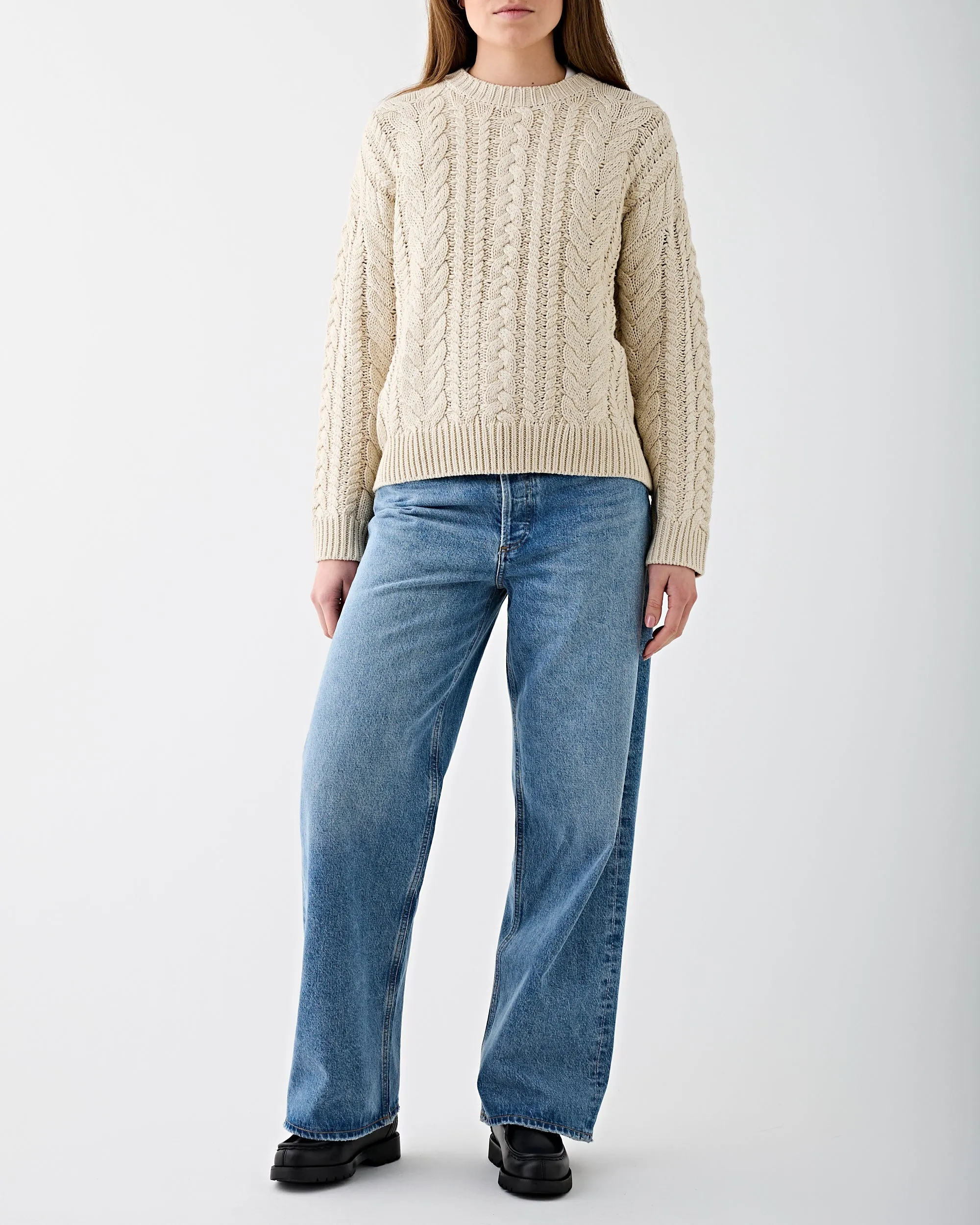 Cable Sweater Oatmeal