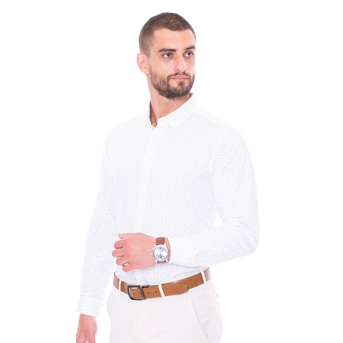 Camisa Blanca Aldo Conti Orange