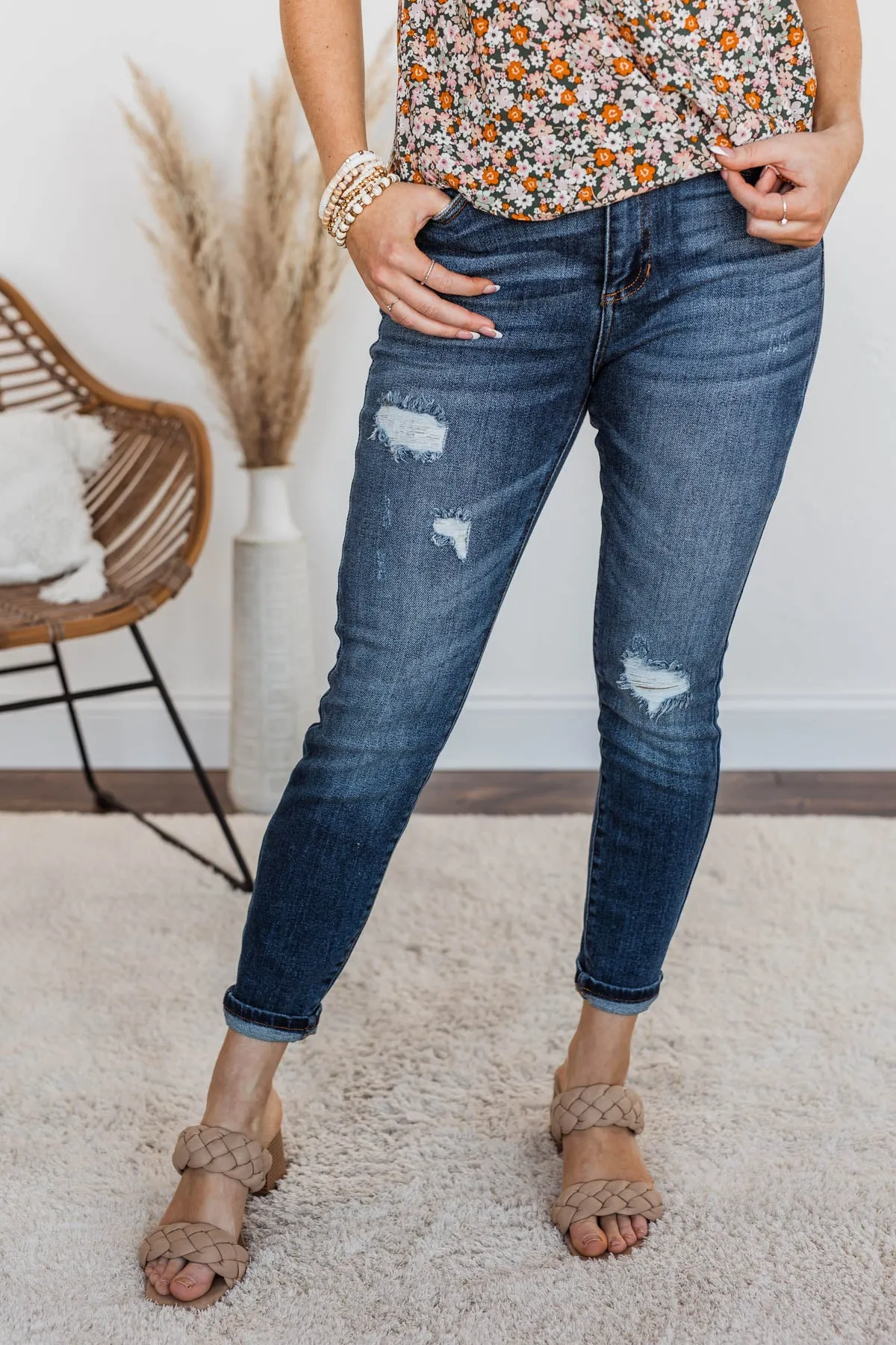 Cello Distressed Skinny Jeans- Zoella Wash