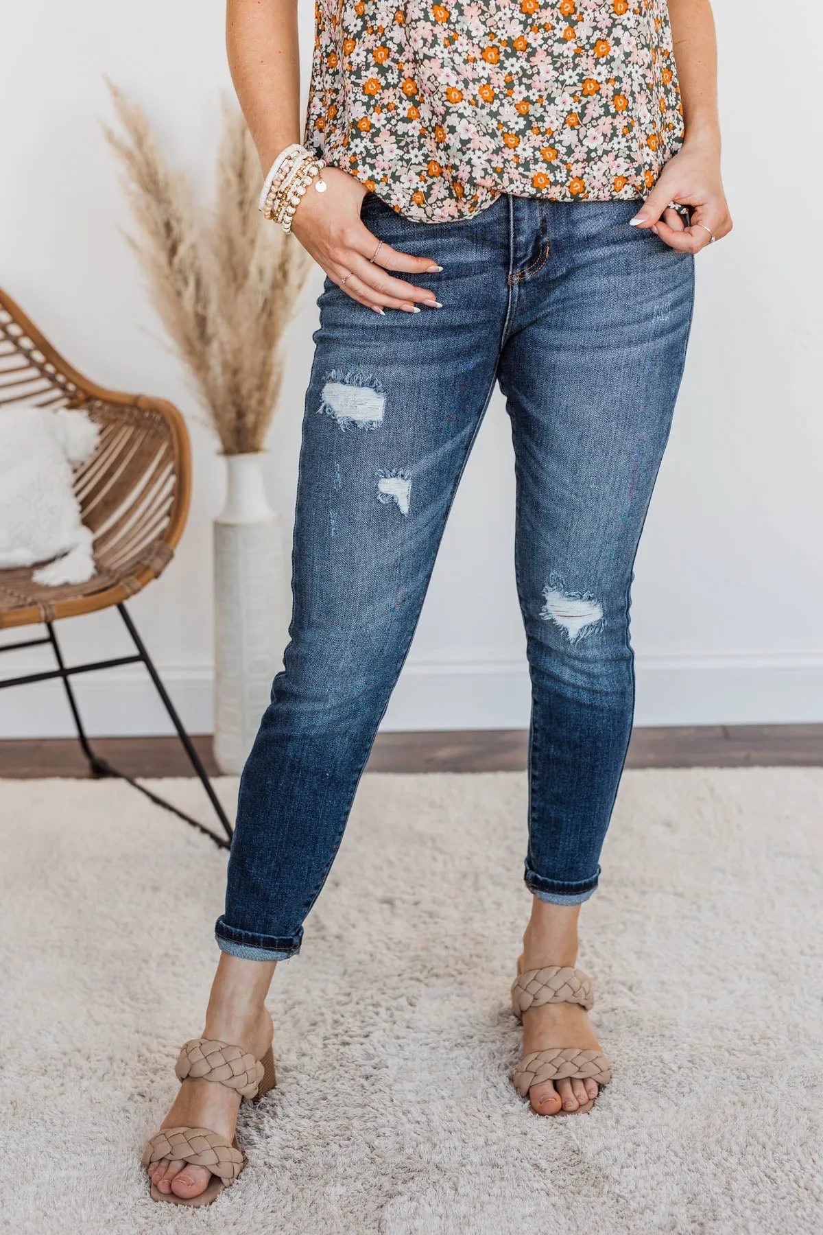 Cello Distressed Skinny Jeans- Zoella Wash