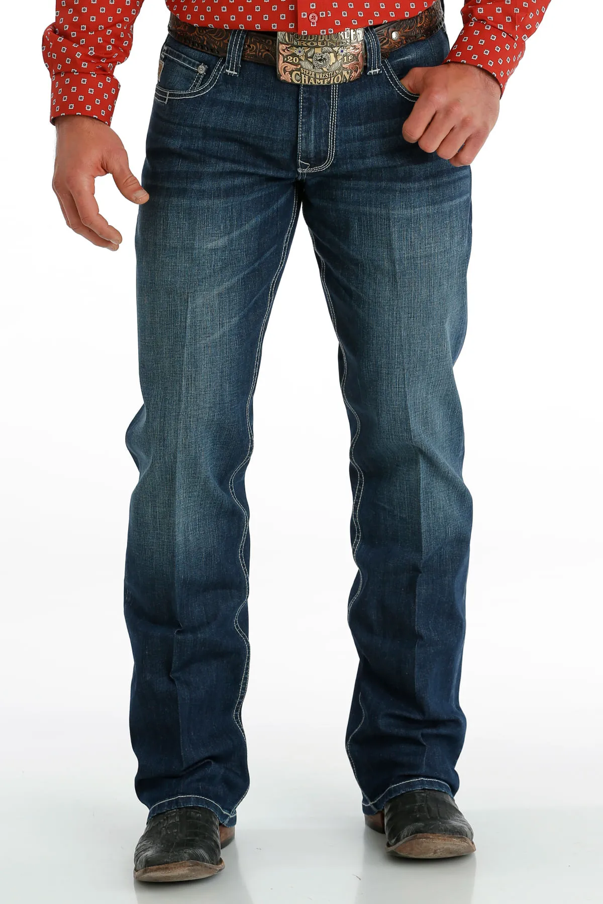 Cinch Mens Carter Dark Stone Jeans