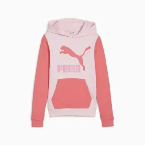 CLASSICS Two-Colour Logo Hoodie - Youth 8-16 years | Whisp Of Pink | PUMA Kids | PUMA 