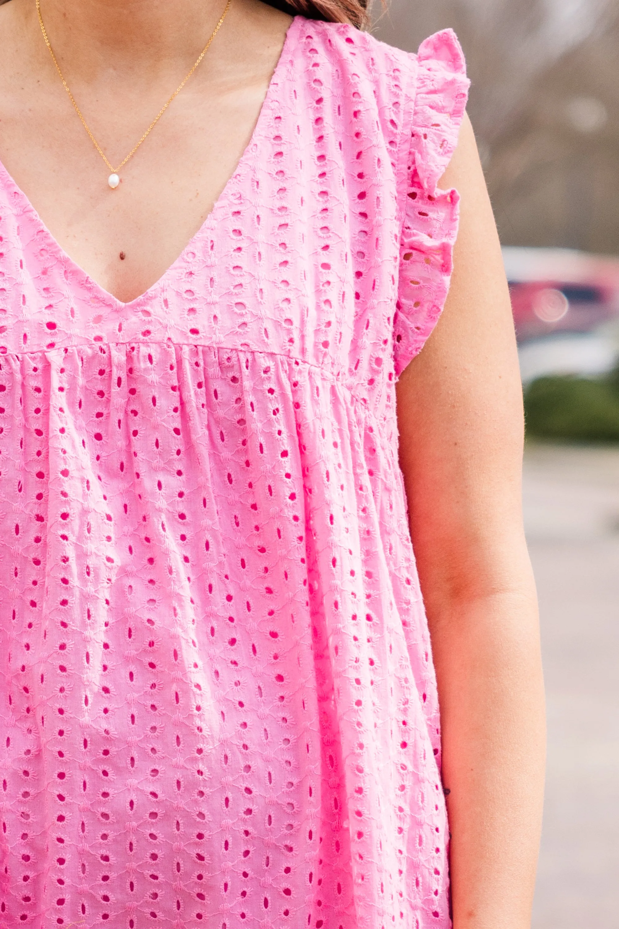 Come Rain Or Shine Dress, Pink