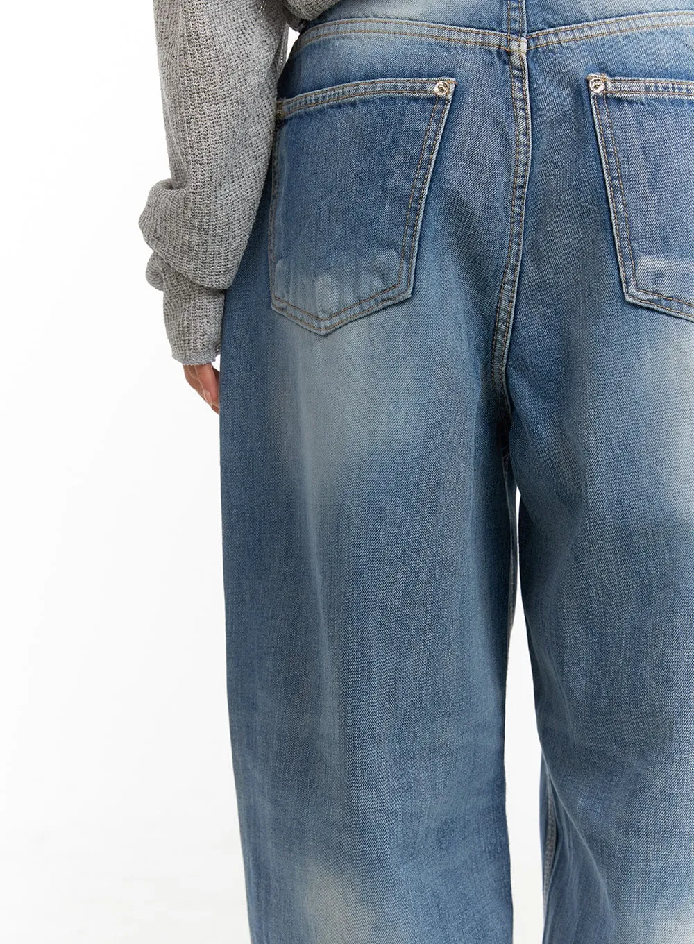 Comfy Wide Fit Baggy Jeans CA408