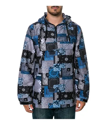 Crooks & Castles Mens The Luxe Bandit In Bandana Anorak Jacket