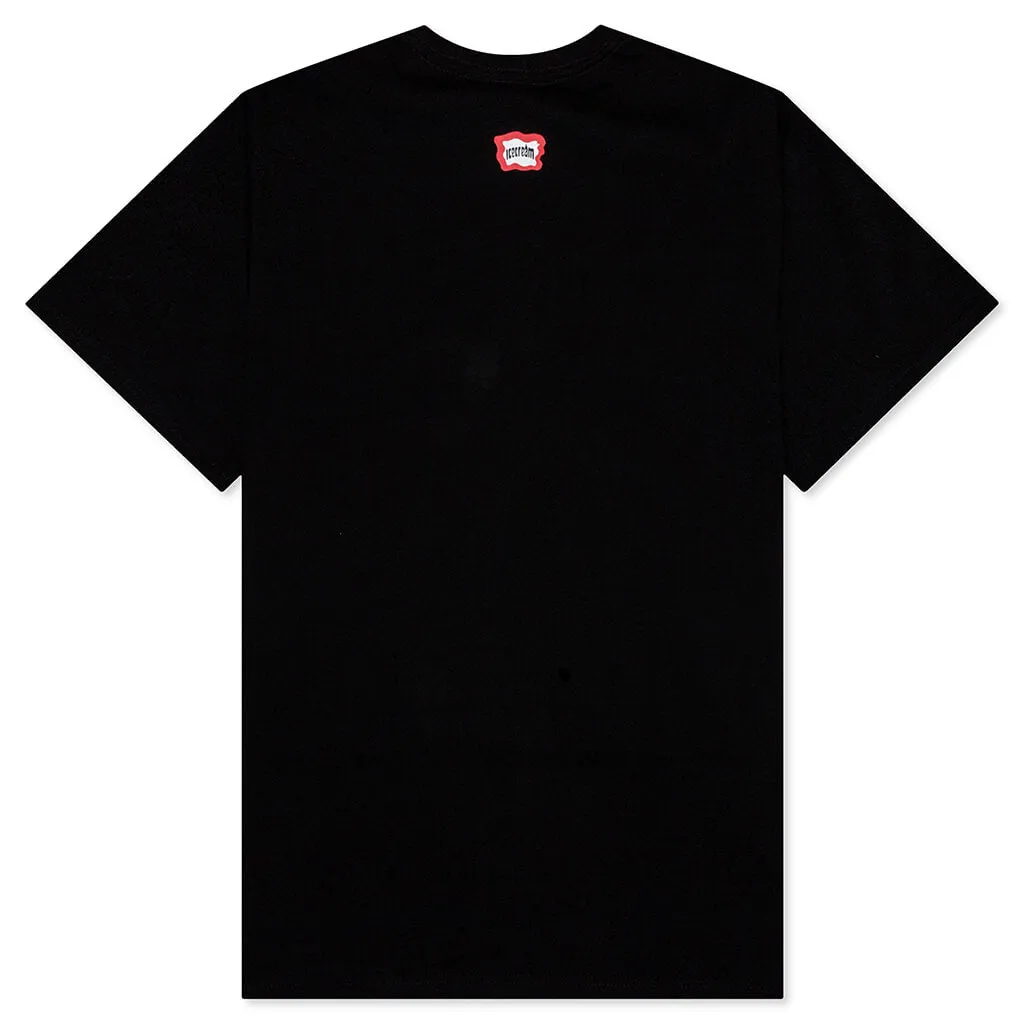 Crop S/S Tee - Black