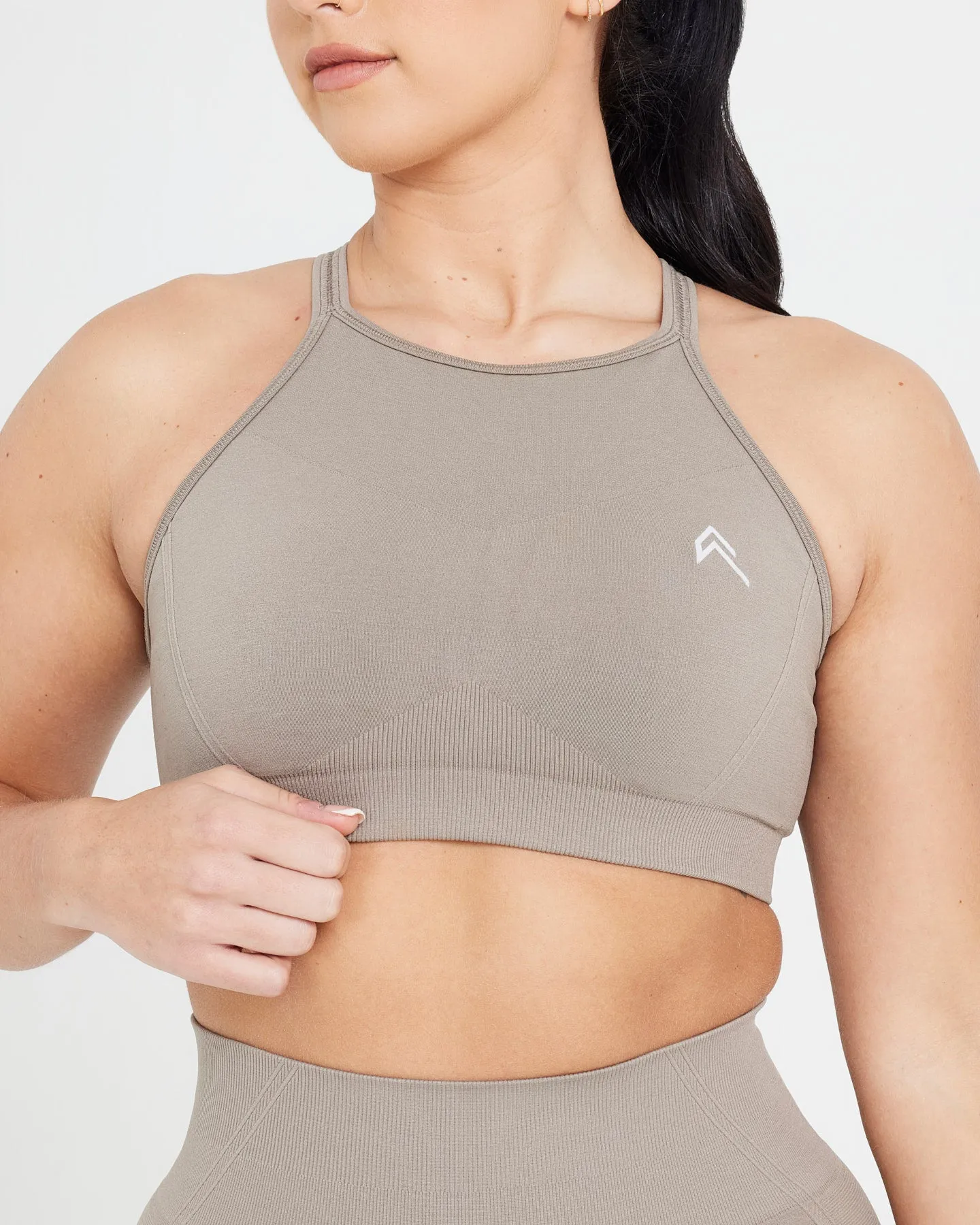 Effortless Seamless High Neck Bralette | Minky