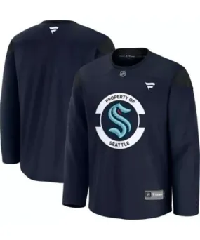 Fanatics Men's NHL Fanatics Deep Sea Seattle Kraken Team Practice Jersey