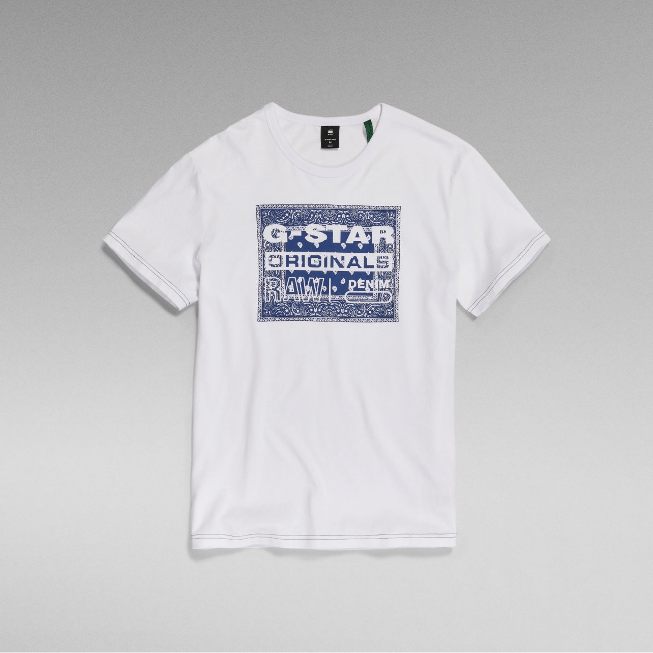 G-Star Bandana White S/S Tee