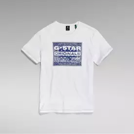 G-Star Bandana White S/S Tee