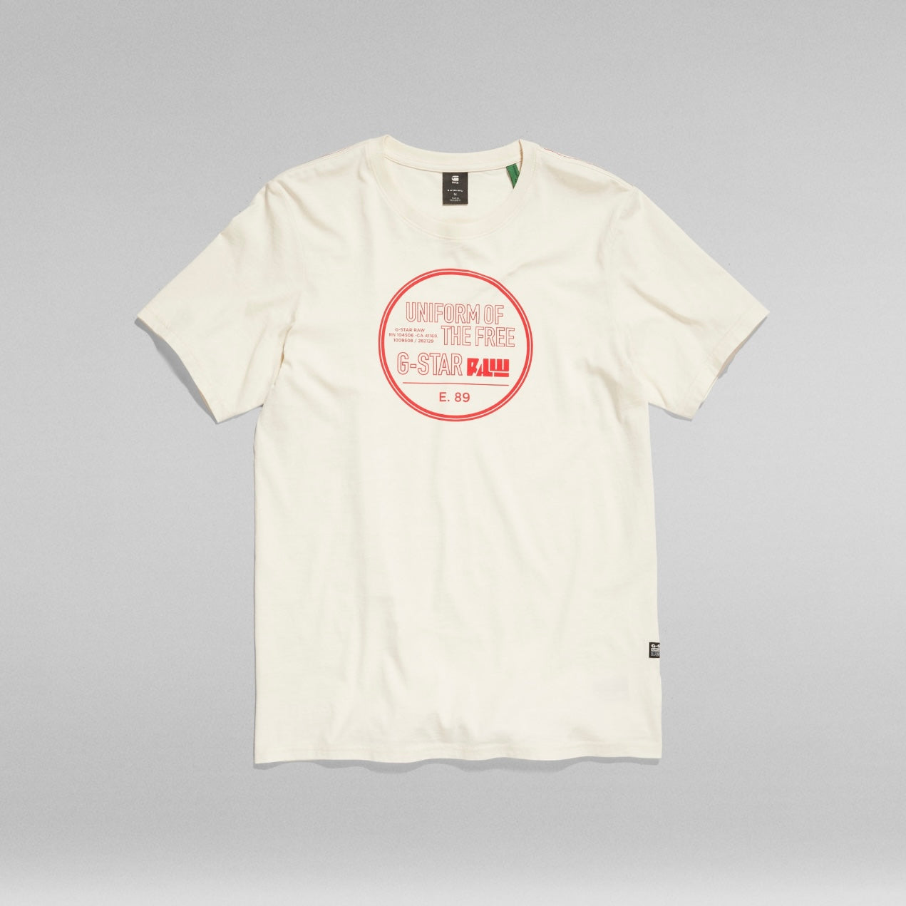 G-Star Chest Ecru S/S Tee