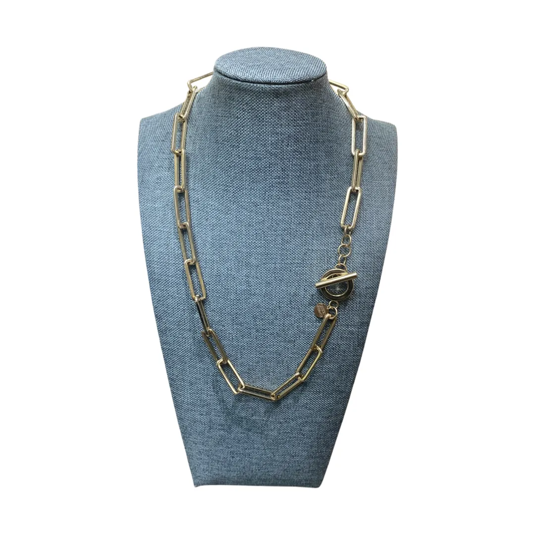 Gold Paperclip Necklace | Fay