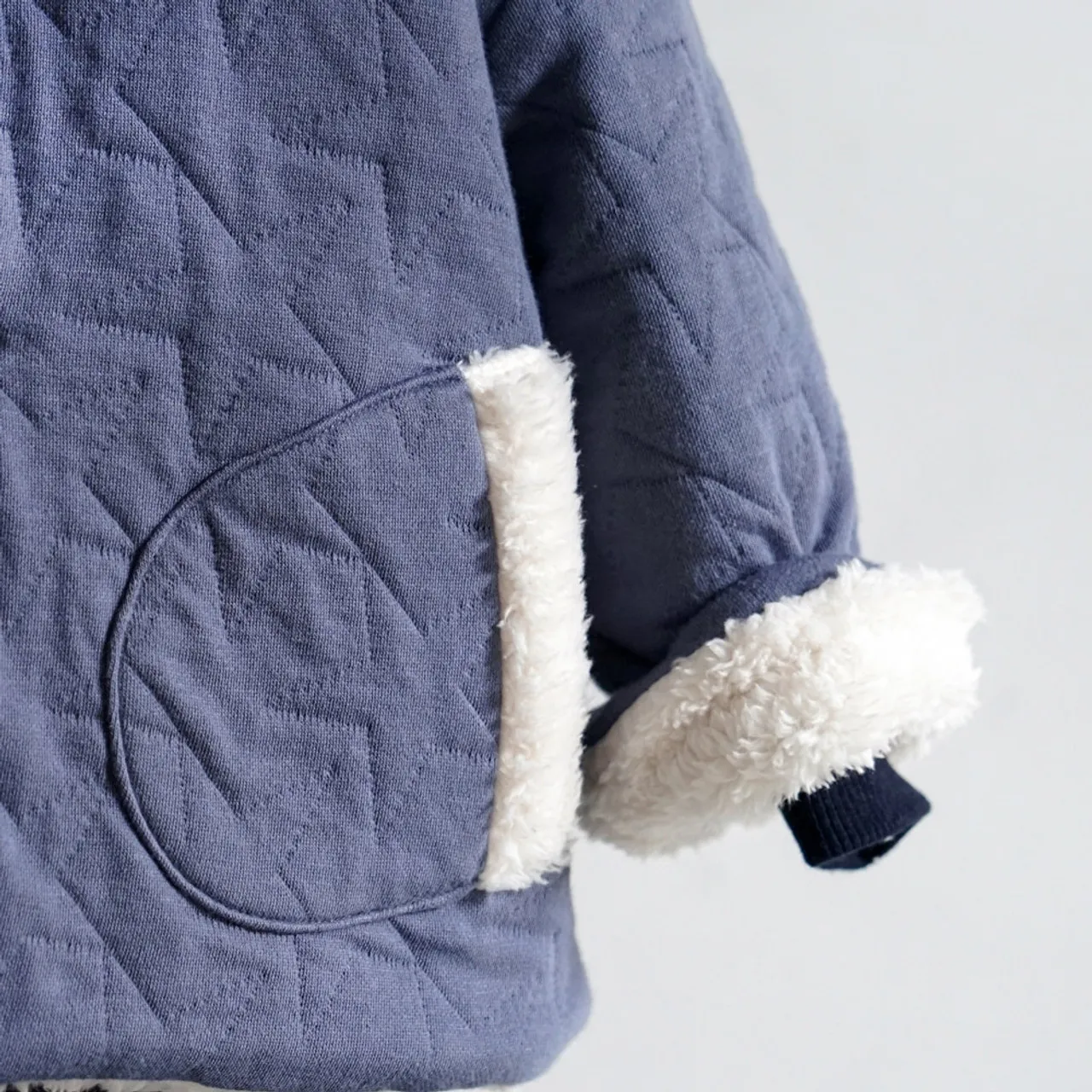 Hoppetta 10mois Quilt Coat 21FW Blue