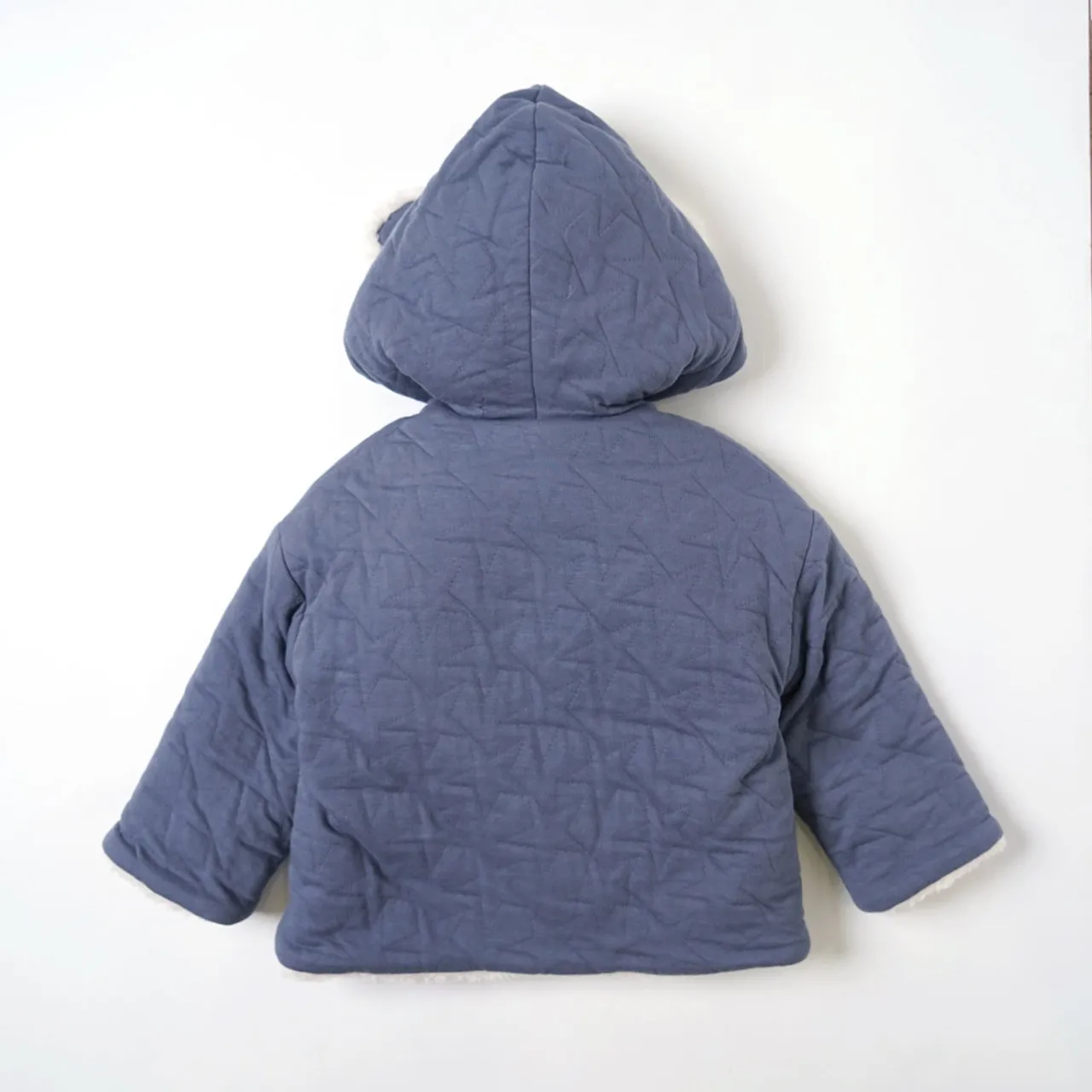 Hoppetta 10mois Quilt Coat 21FW Blue