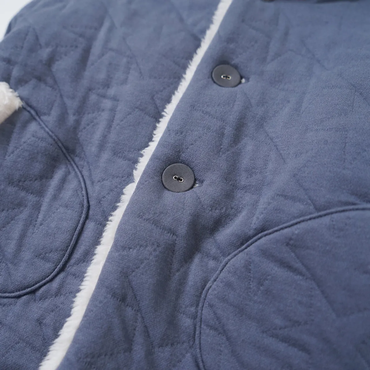 Hoppetta 10mois Quilt Coat 21FW Blue