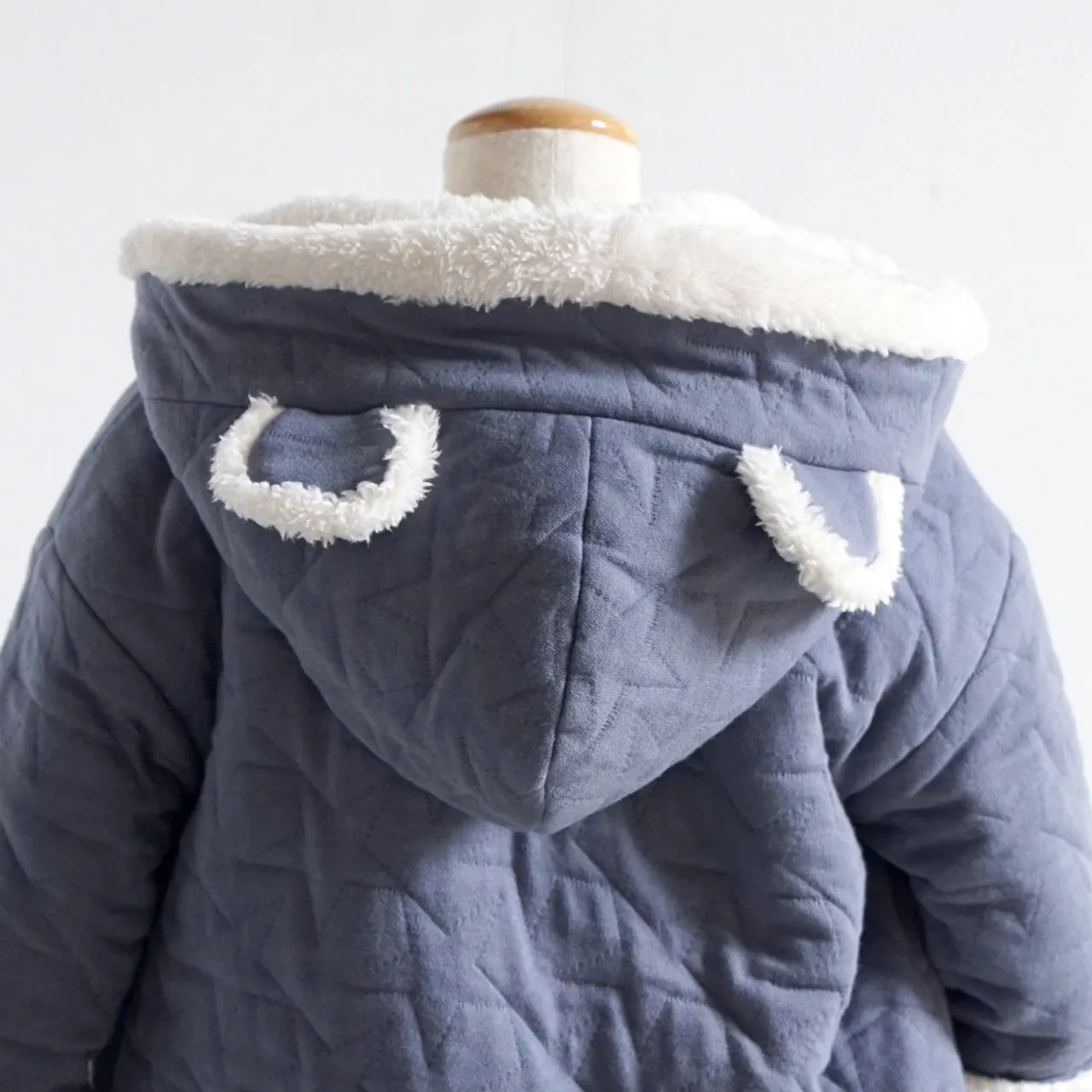 Hoppetta 10mois Quilt Coat 21FW Blue