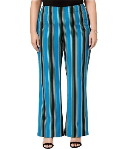 I-N-C Womens Striped Casual Wide Leg Pants, TW7