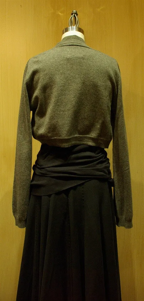 Jarbo Grey Cashmere Bolero Shrug Sweater