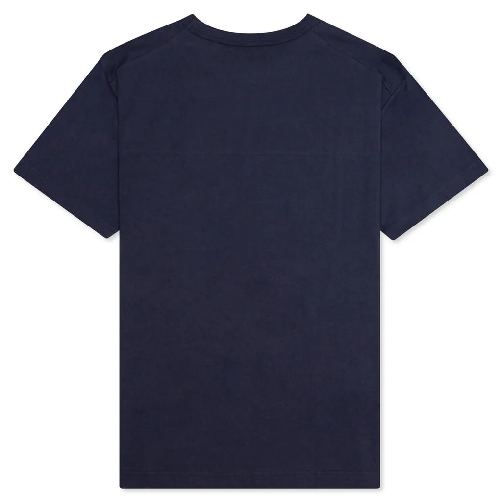 Jersey Braque Pocket Tee - Navy