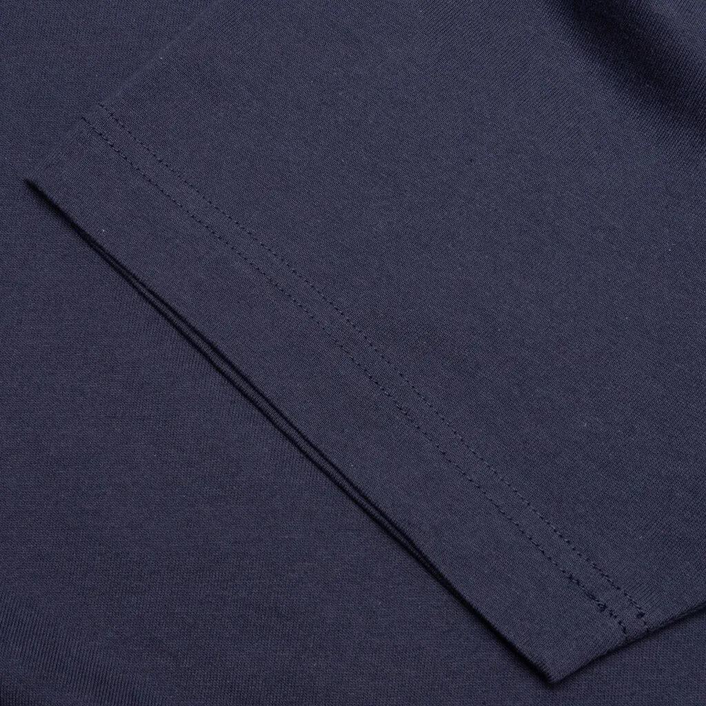 Jersey Braque Pocket Tee - Navy