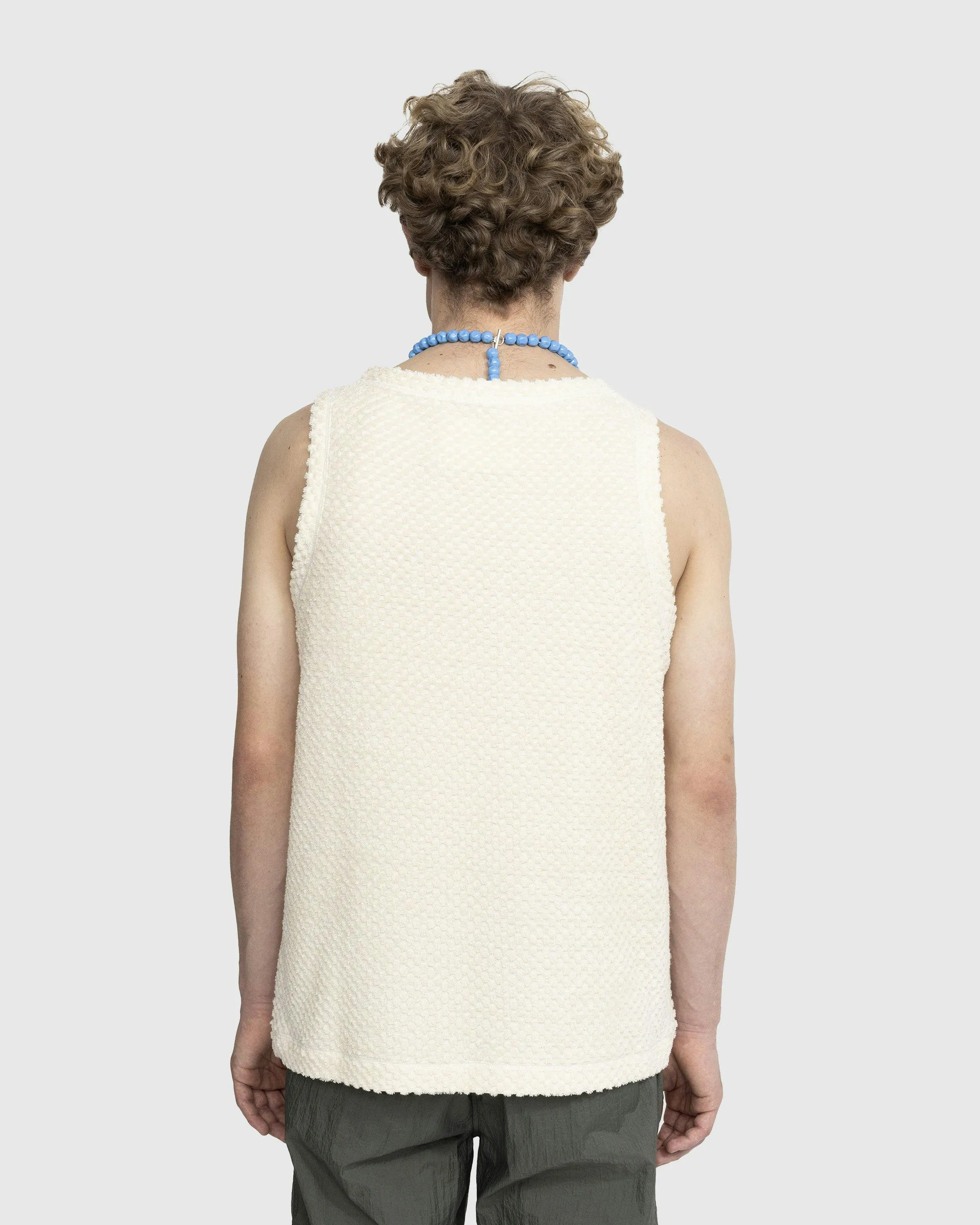 Jil Sander – Cotton Blend Terry Tank Top Beige | Highsnobiety Shop