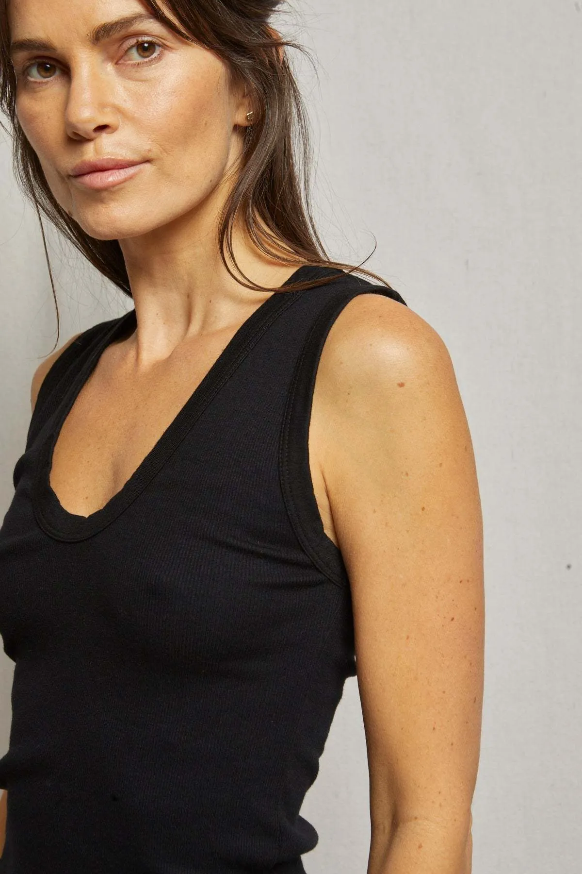 Jordan U Neck Tank - True Black