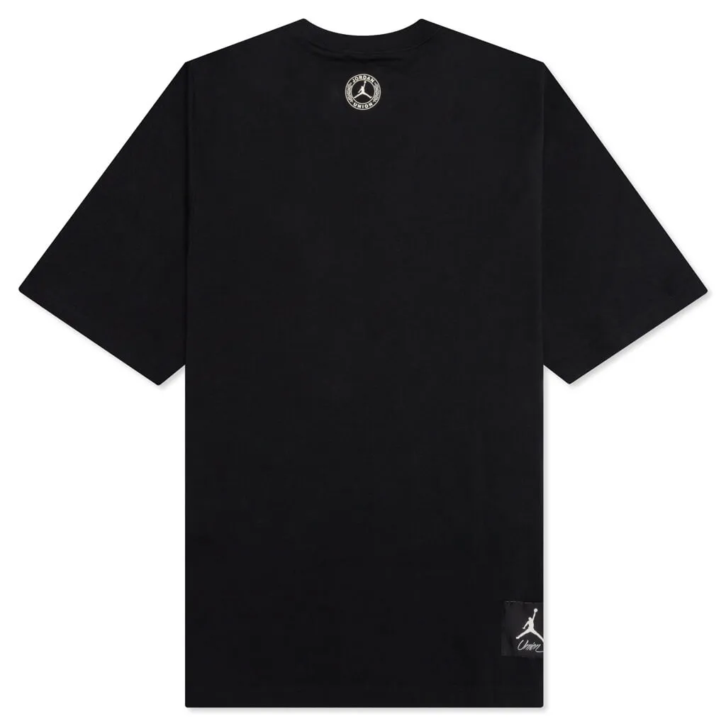 Jordan x Union S/S Tee - Black/Coconut Milk