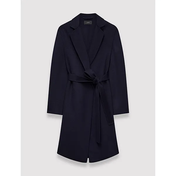 JOSEPH Cenda Long Cashmere Coat Navy