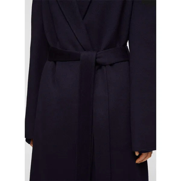 JOSEPH Cenda Long Cashmere Coat Navy