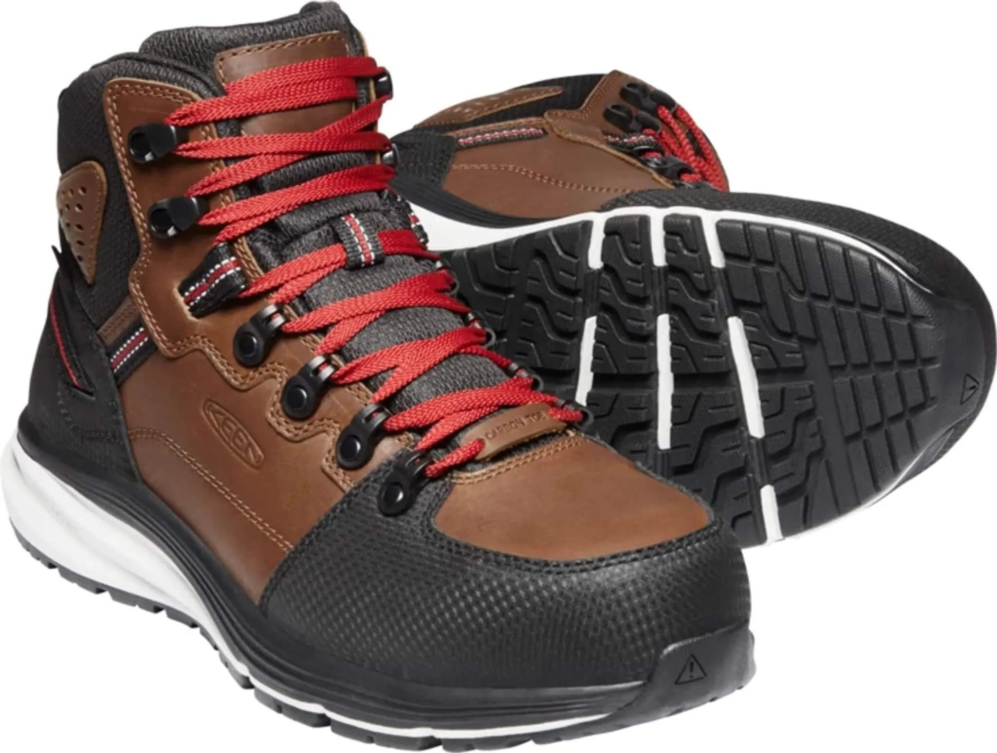 KEEN Utility Men's 7 Waterproof Red Hook Round Carbon-Fiber Toe Work Boot