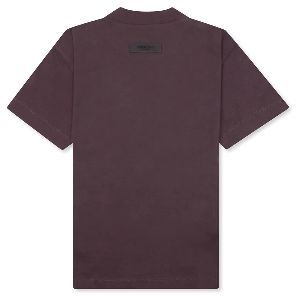 Kid's S/S Tee - Plum