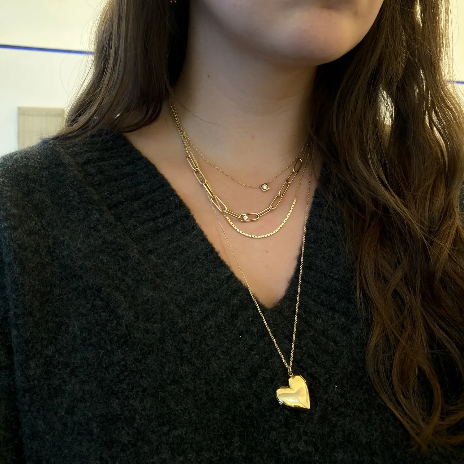 Lab-Grown Diamond Rain Necklace