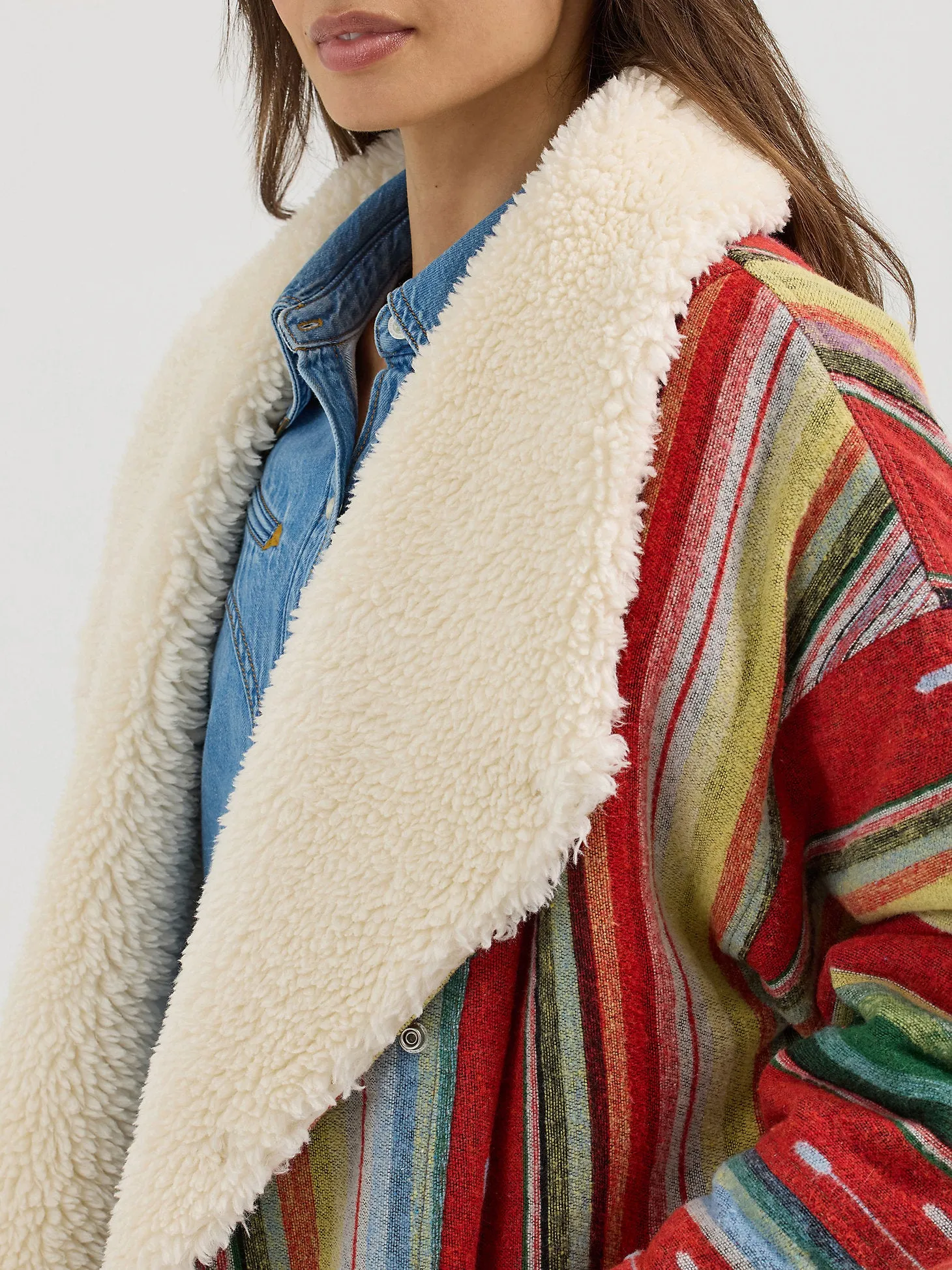 Lainey Wilson Sunburst Sherpa Coat